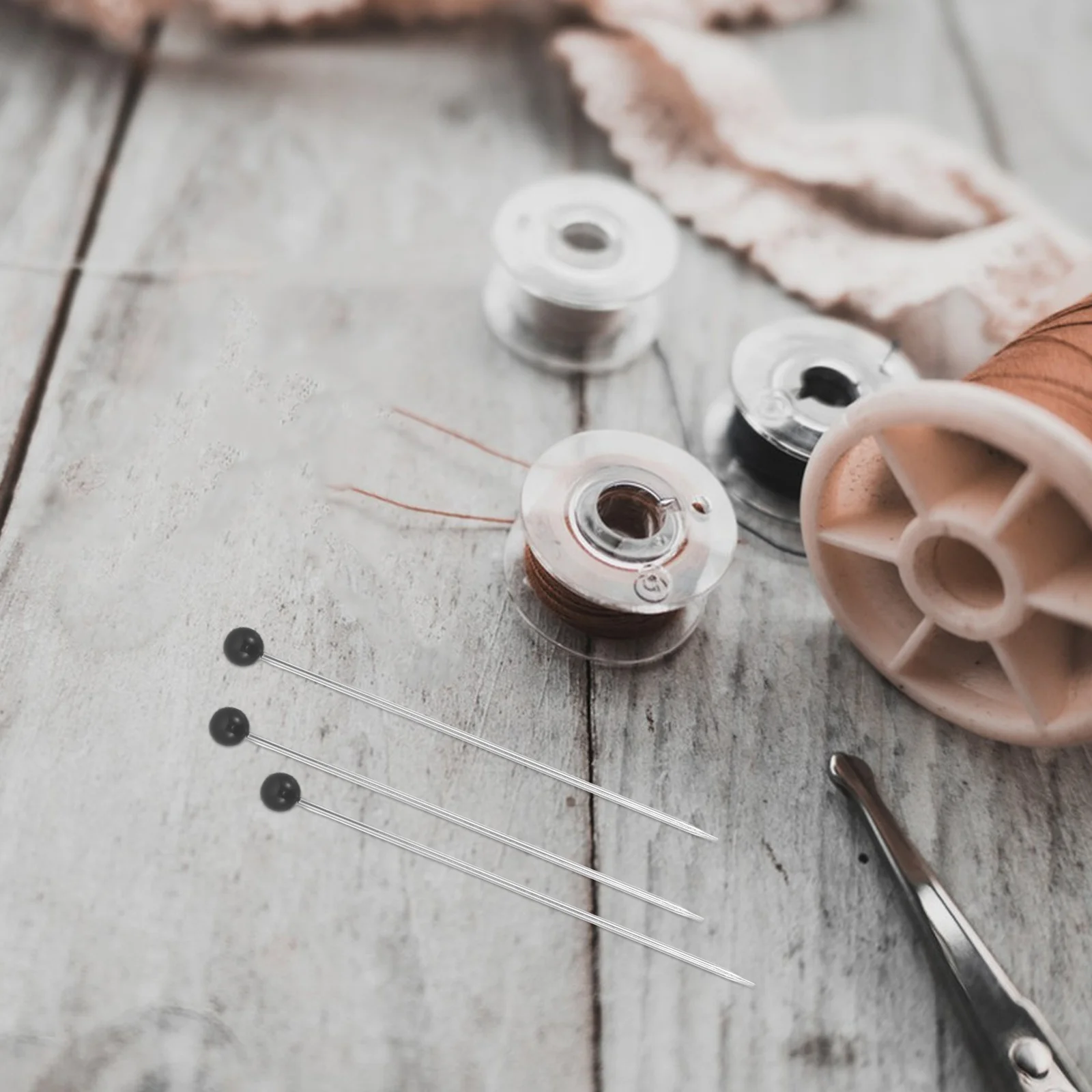 

250Pcs Ball Head Sewing Needles 38mm Straight Quilting Needles Durable Plastic Metal Hand Sewing Supplies Tapestry Needle