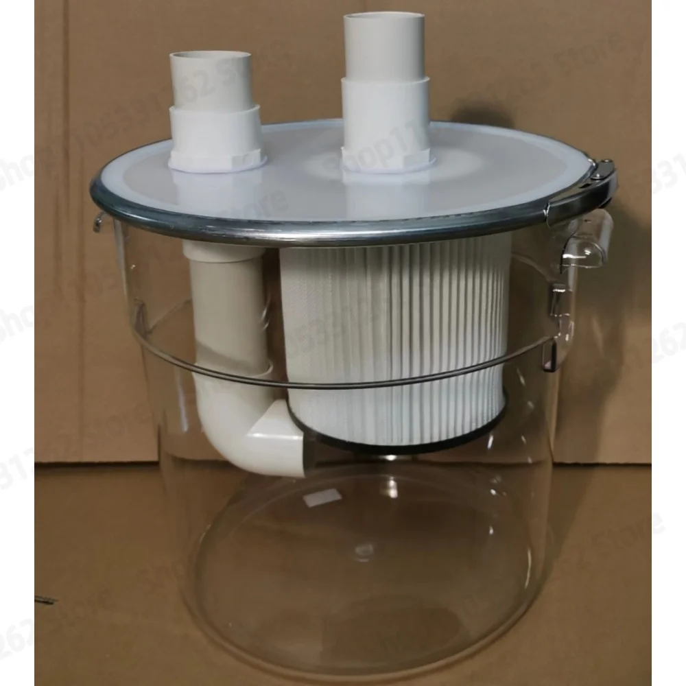 Industrial High Pressure Vortex Blower Dust Removal Air Pump 2 Stage Filter HEPA Cartridge Dust Bucket Air Compressor