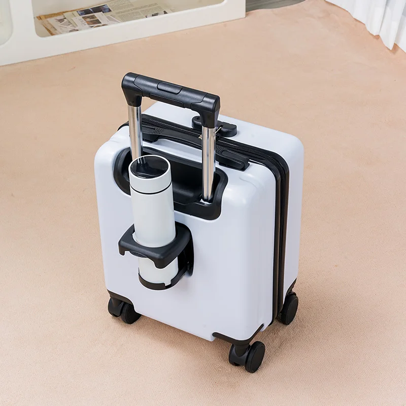 حافظة حمل مقاس 14 بوصة مع حامل أكواب وحامل هاتف مناسبة لكل من الرجال والنساء بعجلات خفيفة الوزن ودوارة