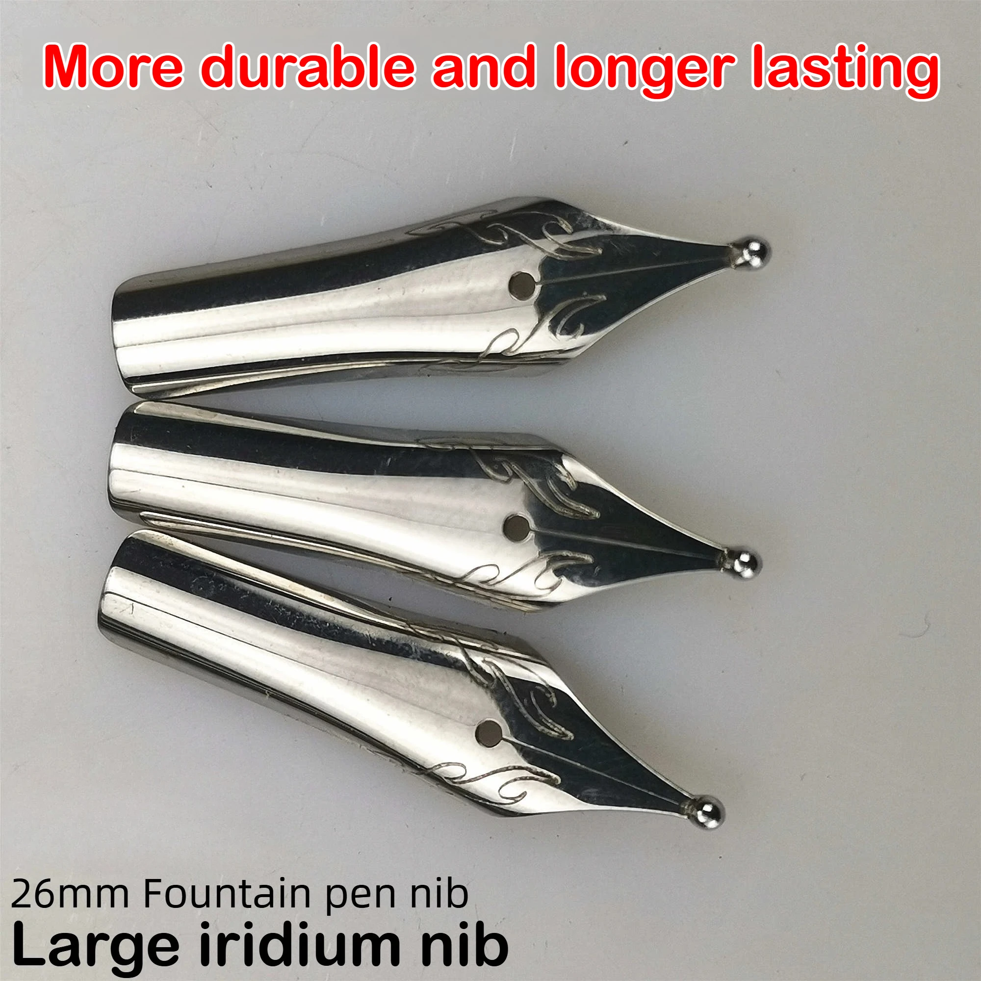 3/1 PCS Handmade Polished Large Iridium 26mm 35mm Nib Fountain Pen Nib For JINHAO MAJOHN Office School Supplies Stationery
