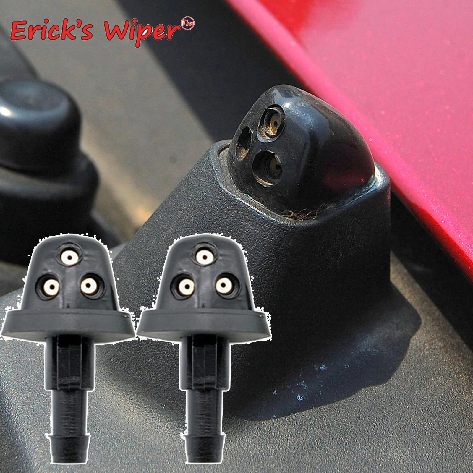 Erick's-フロントガラス壁噴霧器,ワイパー,ガラス,ノズル,フード,水噴霧器,いくつかのスズキ用,モデル番号ピース/ロット-2015,モデルWb 2021