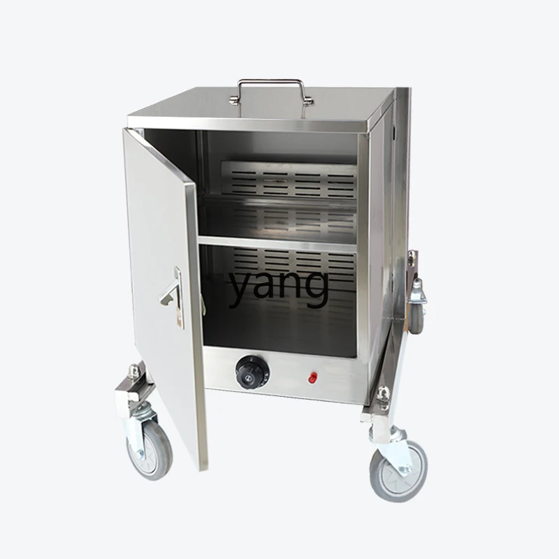 LH heating and insulation car Hotel insulation cabinet Folding dining table with insulation box Restaurant stainless steel food