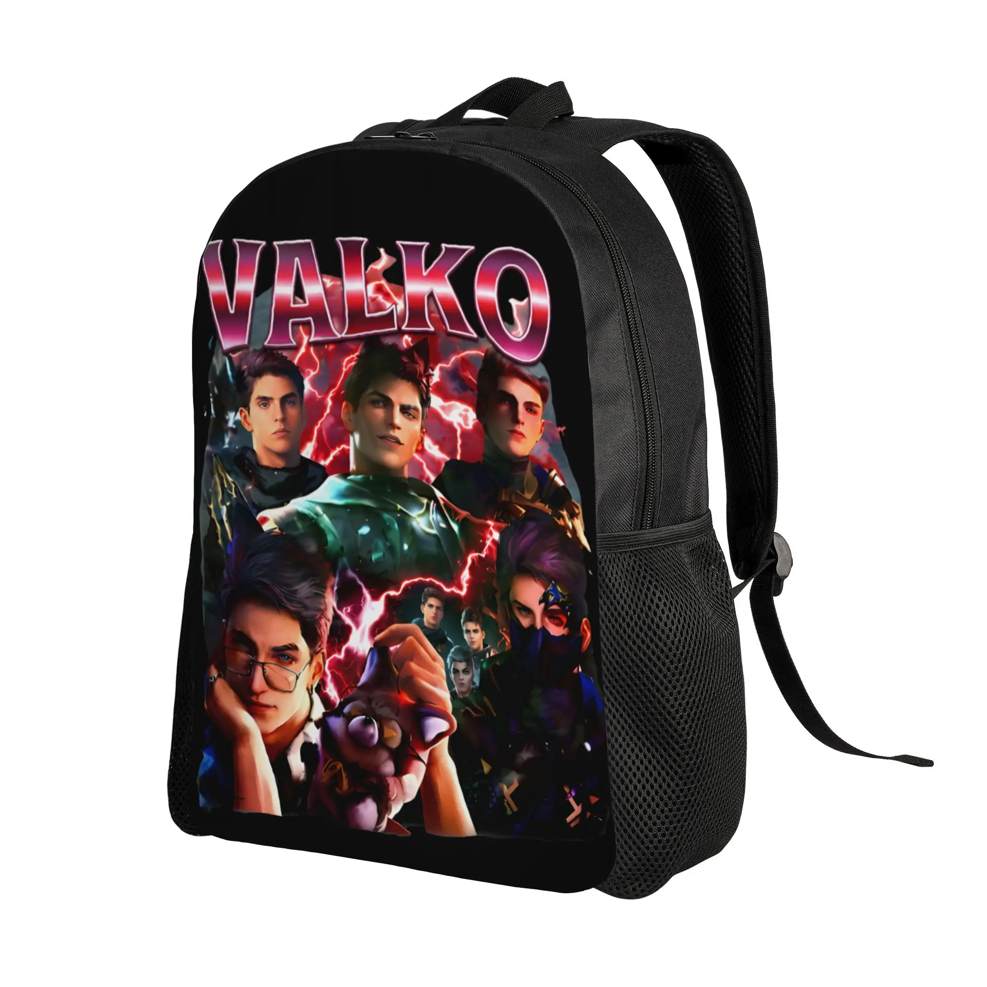 Valko Love and Deepspace Game  Backpack  Travel Backpacks Male Custom Breathable School Bags Kawaii Rucksack