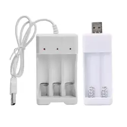 Fast Charging Battery Charger Short Circuit Protection AAA And AA Rechargeable Battery Station High Quality For Li-Ion And Ni-MH