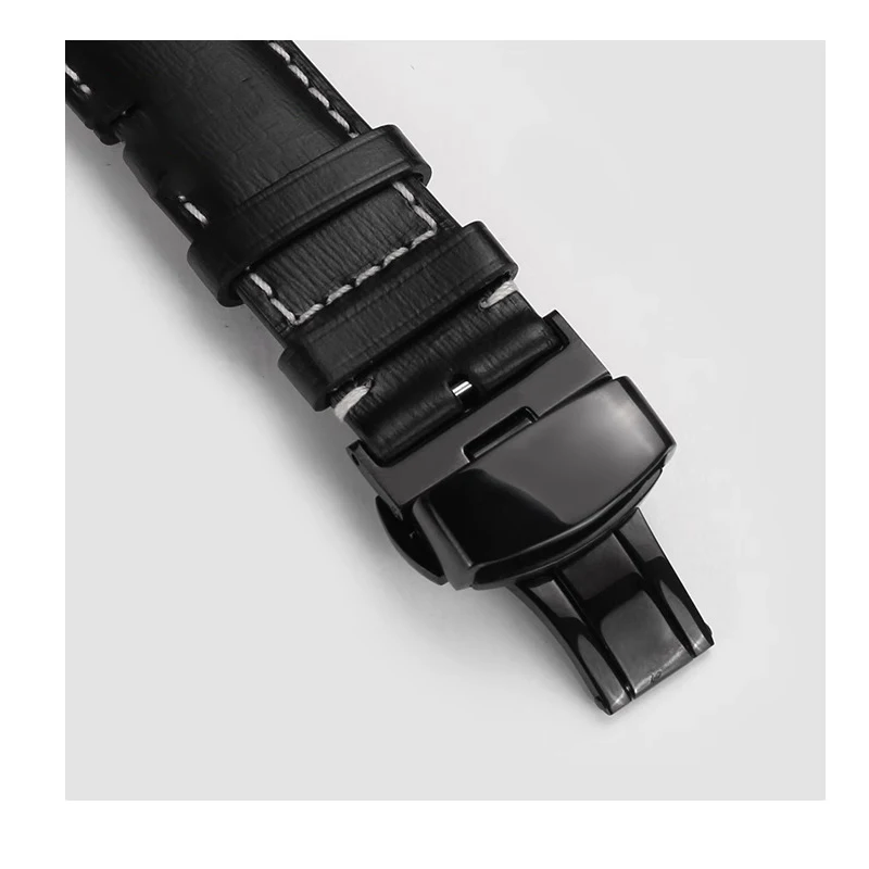 Watch Accessories Stainless Steel Butterfly Buckle Watch Belt Buckle Strap Double Press Automatic Elastic Stainless Steel Buckle