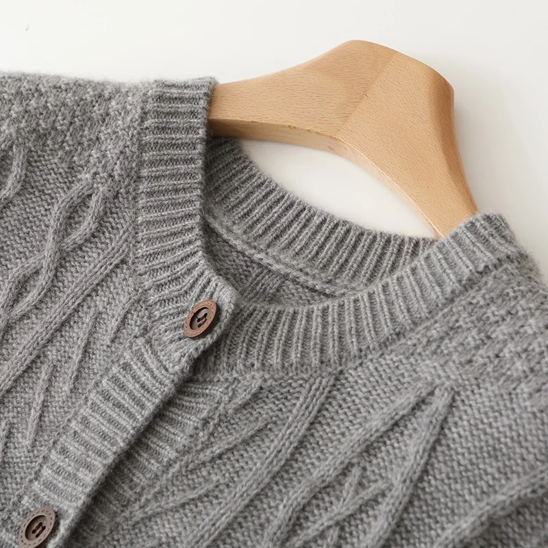 

100% кашемировый женский свитер, кардиган, жилет без рукавов, толстый осенне-зимний кашемировый свитер, осенне-зимний жилет, топы