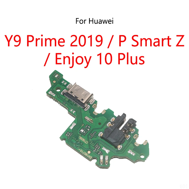 USB Charging Dock Port Socket Jack Connector Charge Board Flex Cable For Huawei Y9 Prime 2019 / Enjoy 10 Plus / P Smart Z