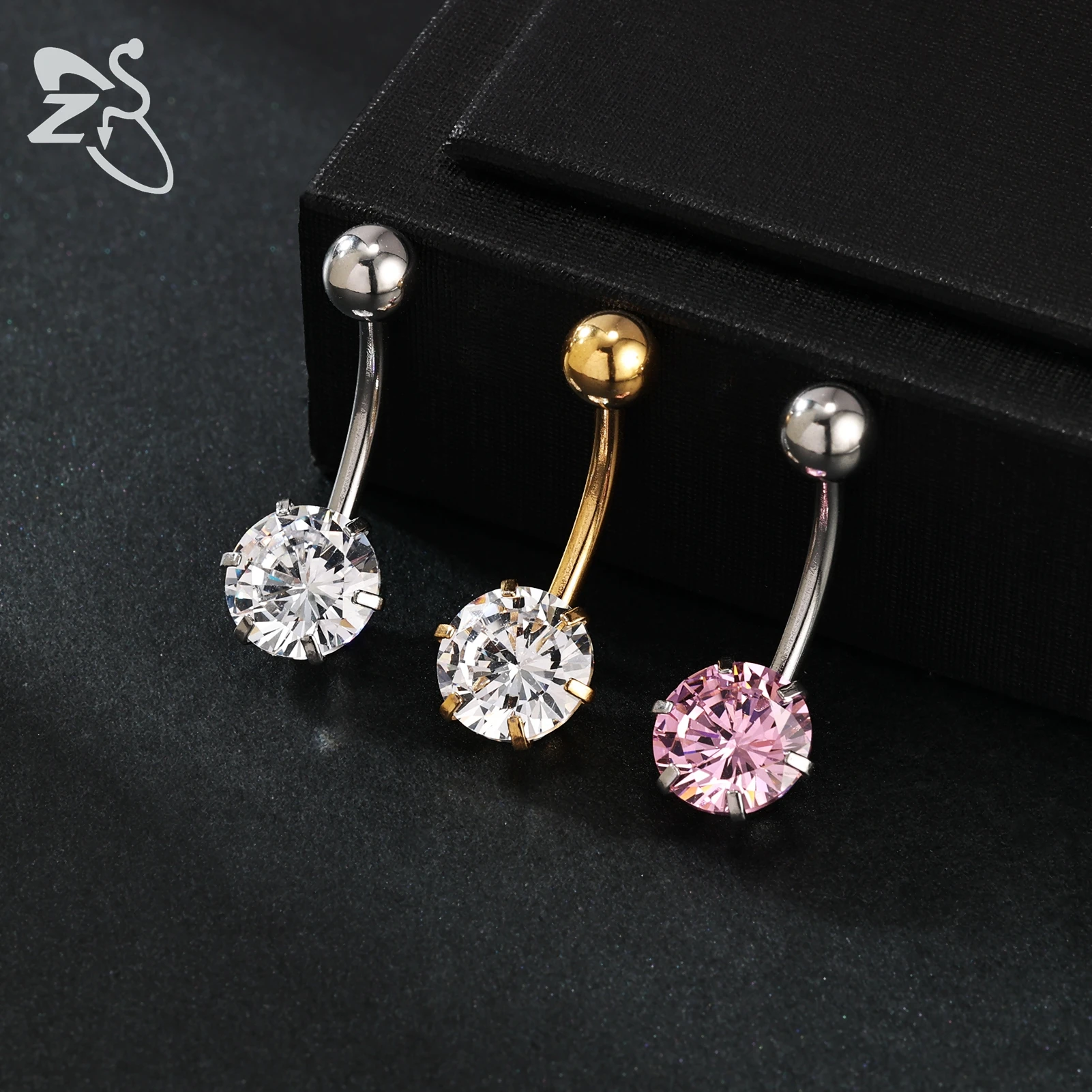 ZS 1 pezzo 14G anello per ombe - Belly Bar Titanium recensione e prezzo