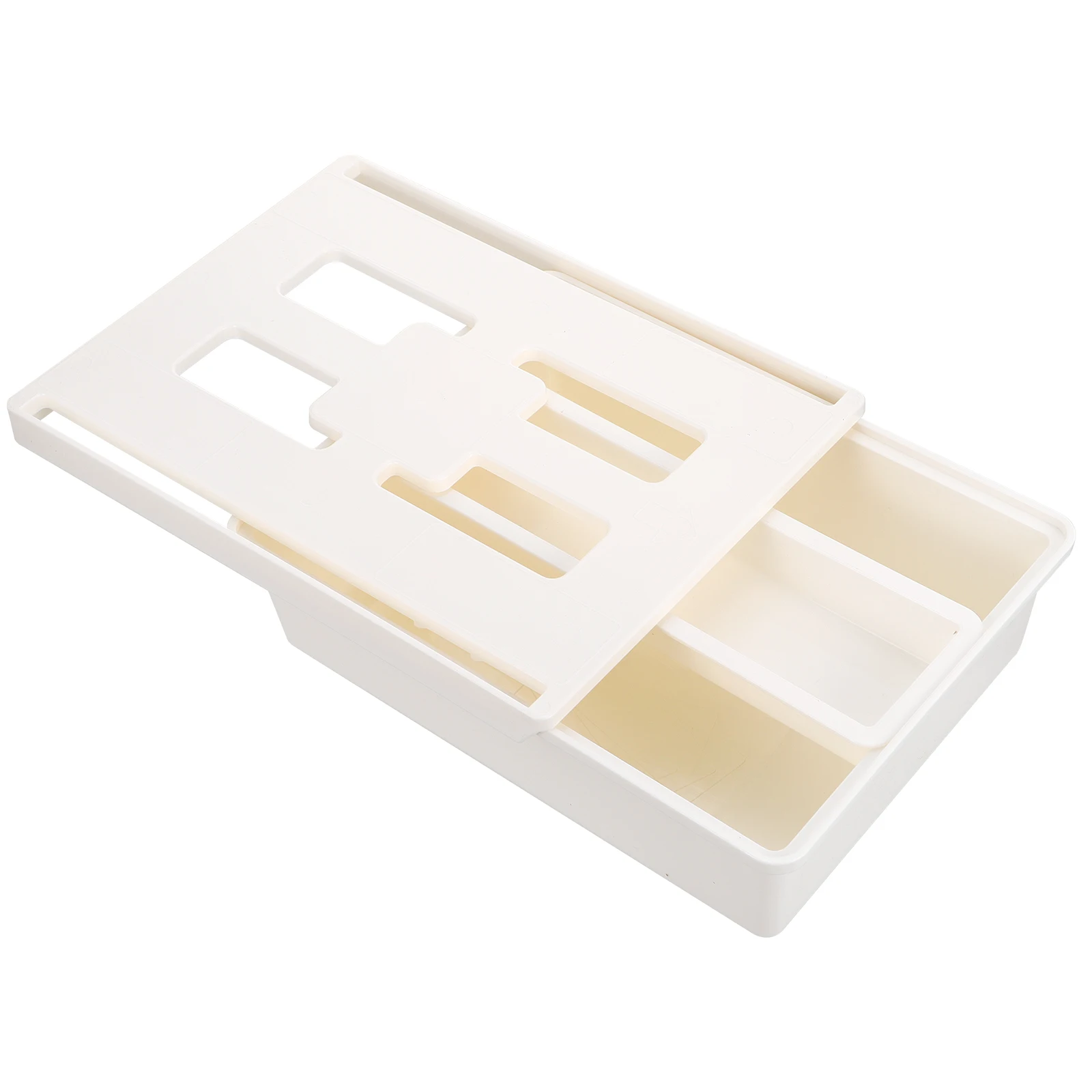 Punch free Drawer Desk ganizer Storage Box Table ganizer Under Desk Multi functional Square Office Stationery Holder