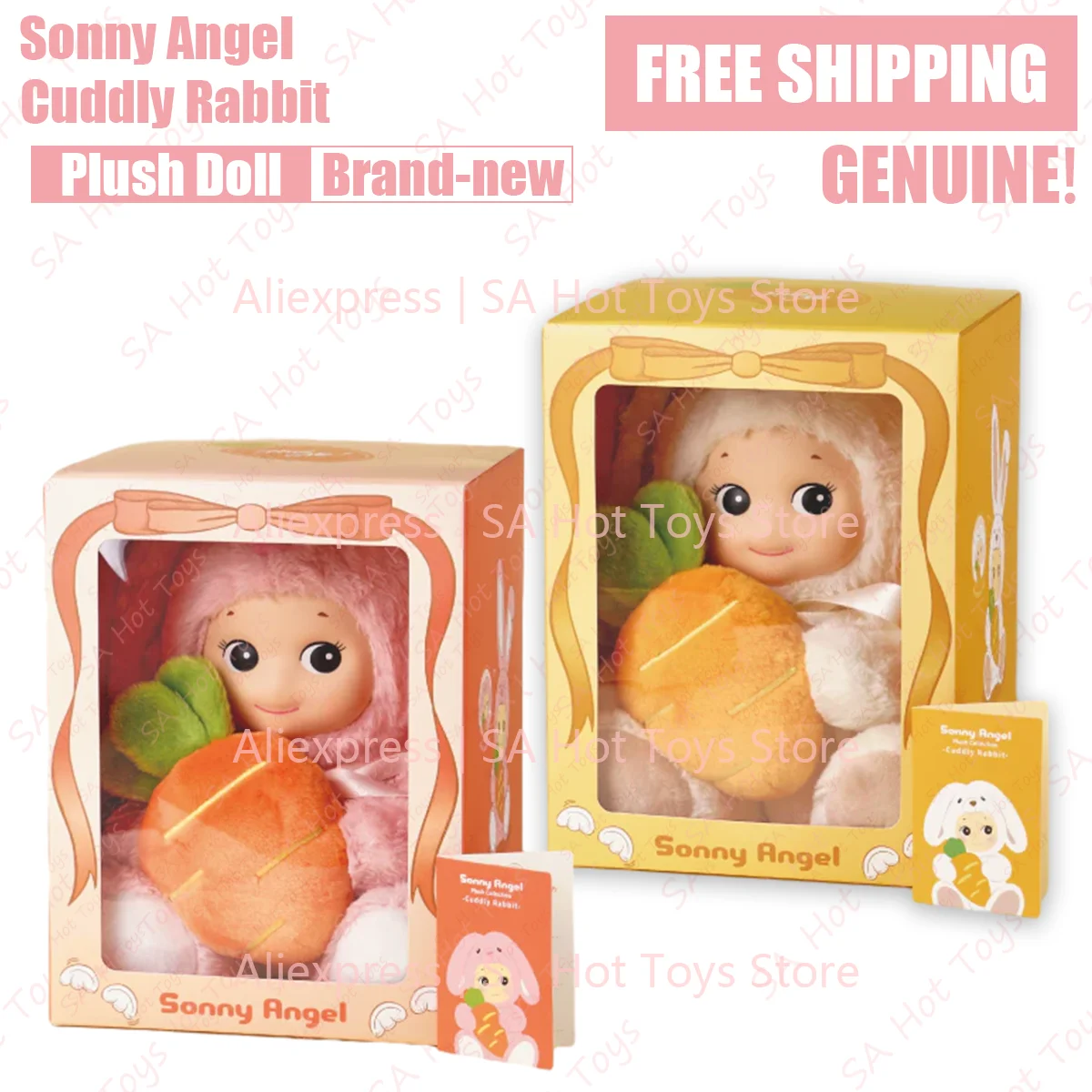 

Мягкая Плюшевая милая кукла Sonny Angel в виде кролика, коллекция оригинальных брендовых неоткрытых подарков на день рождения, украшение