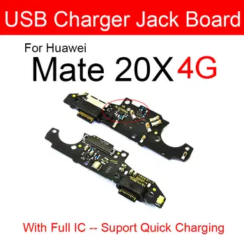 Originální USB konektor nabíječky pro Huawei Mate 20X 4G 5G 20 X USB nabíjecí port dokovací stanice flex kabel náhradní díly 10 nejlepší prodej Chytrý telefon Huawei Mate 20X - №1