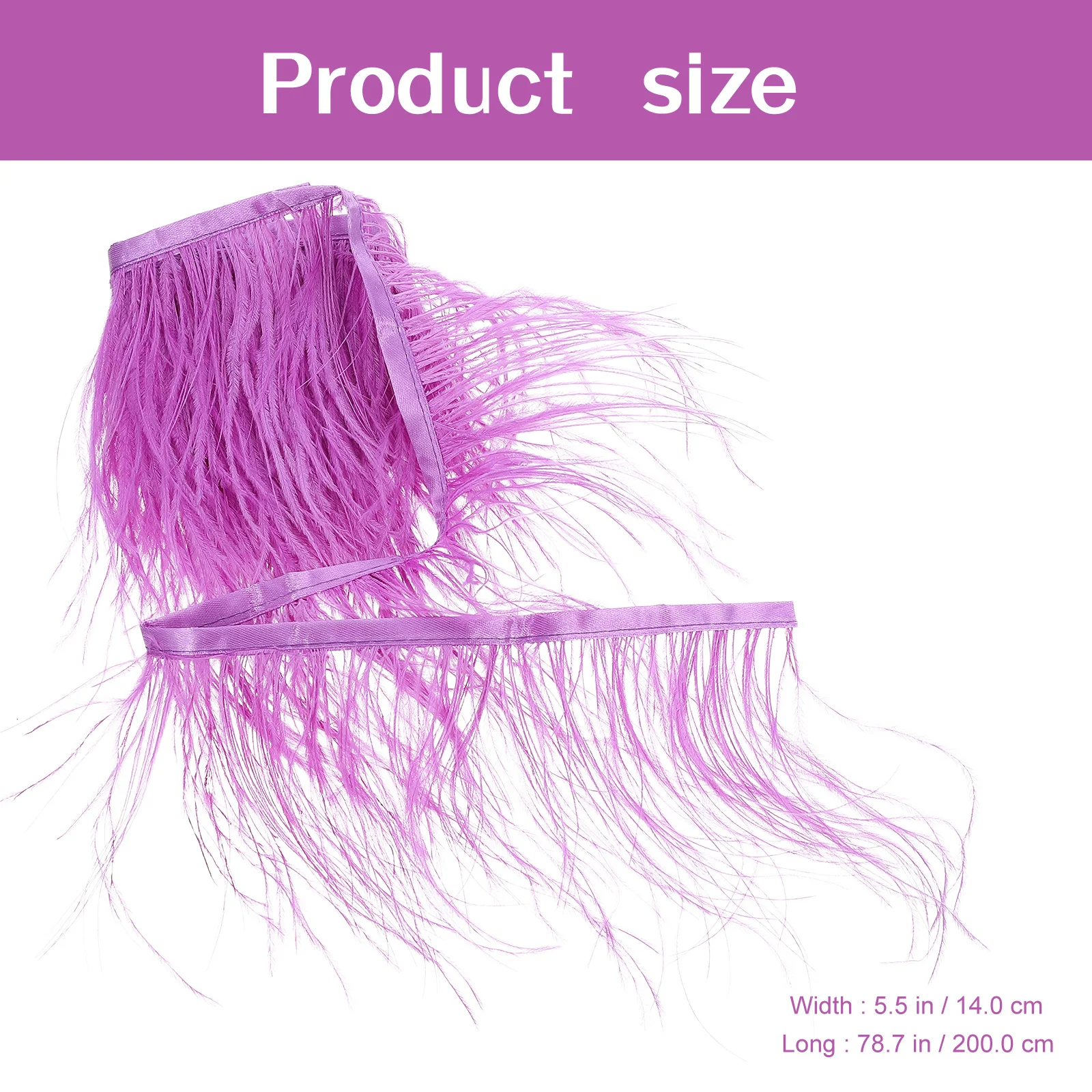 

Ostrich Plume Cloth DIY Clothes Accessories Perfect for Coat Hat Shoes Wedding Dress Material Apparel Sewing Plume