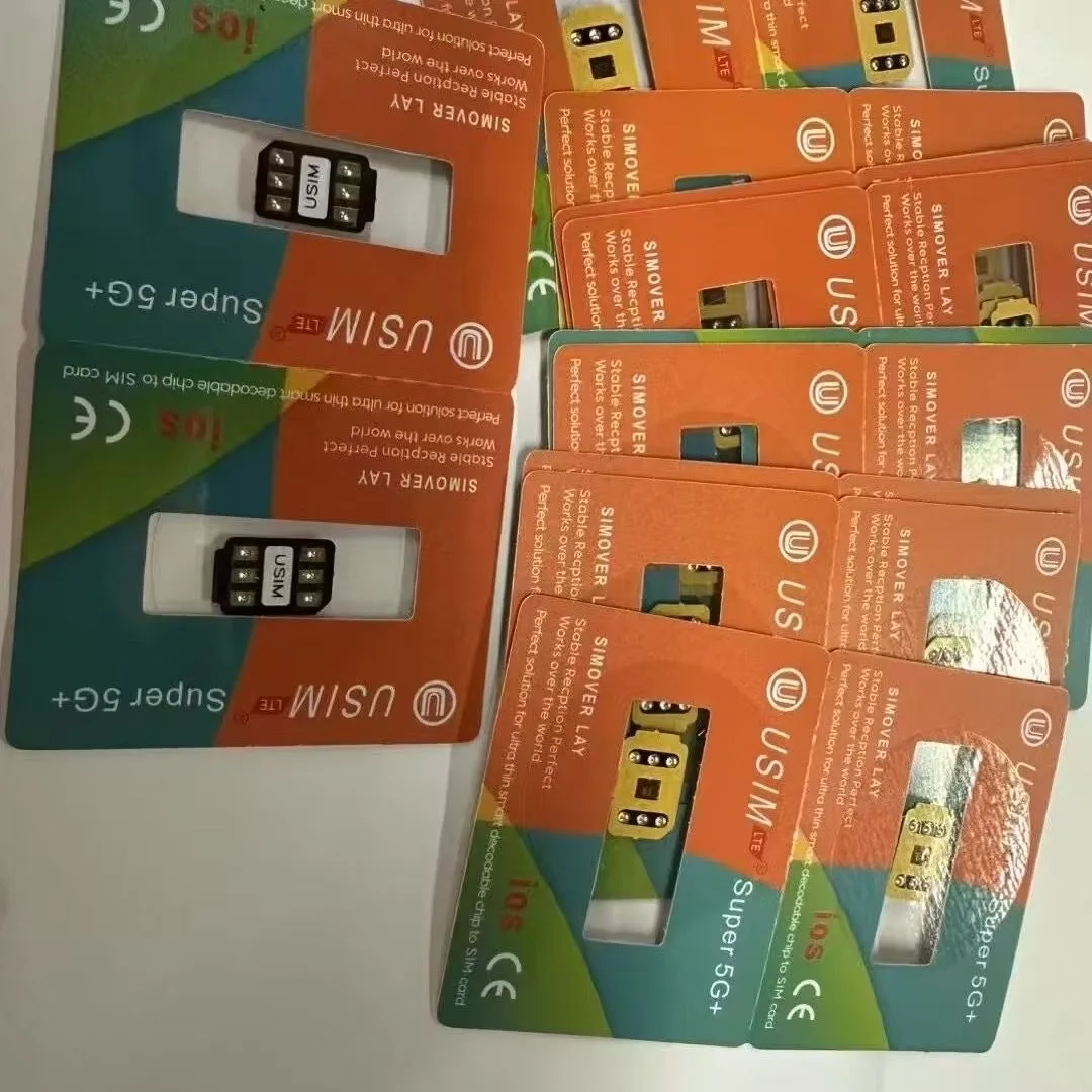 2025 New Released USIM LTE Super 5G+Unlocking Card Stickers Support iPhone 13-16 Pro Max Only USE In Dual-Sim Slot Phones image 3