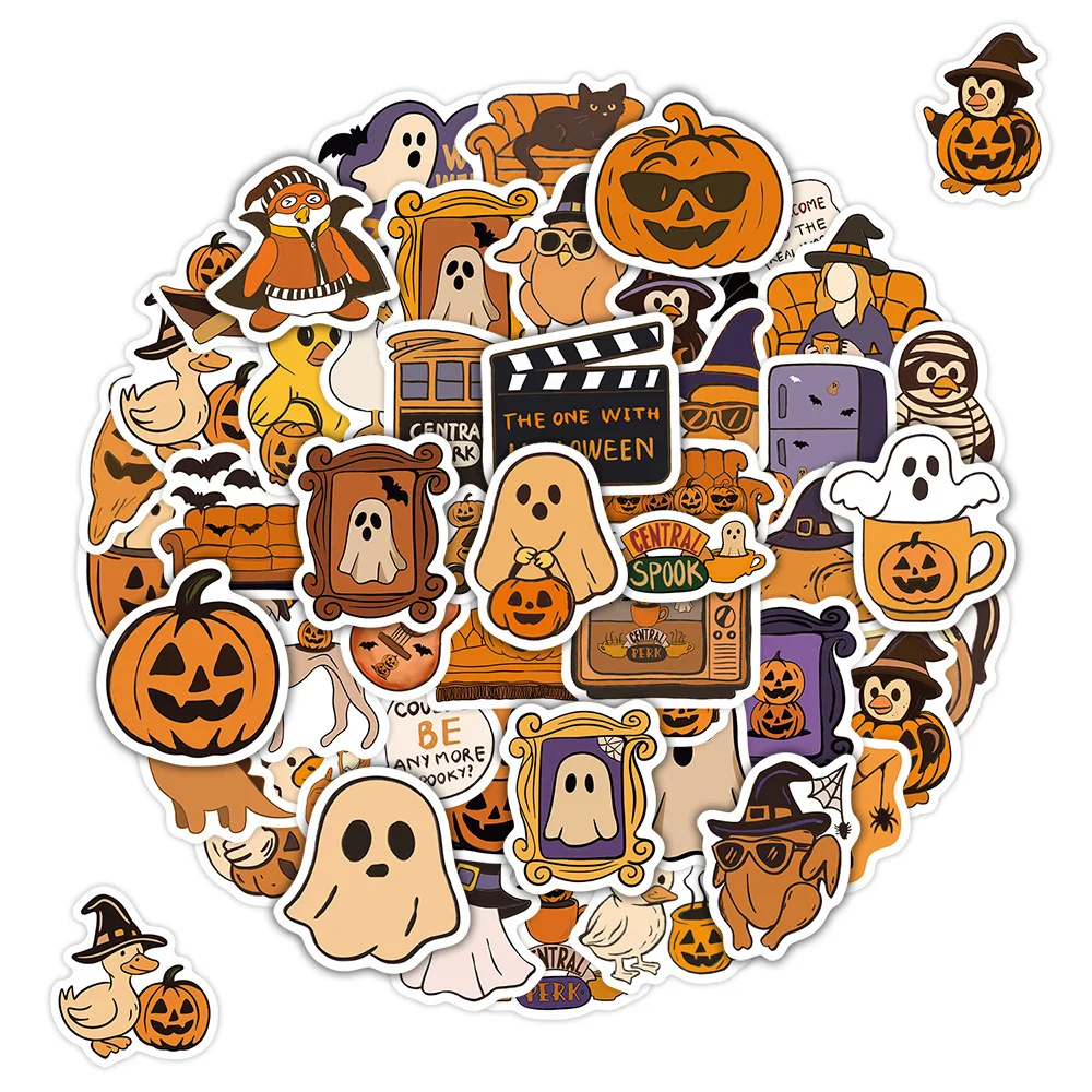 

10/50PCS Cute Style Halloween Graffiti Stickers Waterproof Decal Toy Gift Personalized DIY Laptop Luggage Guitar Desk Scrapbook