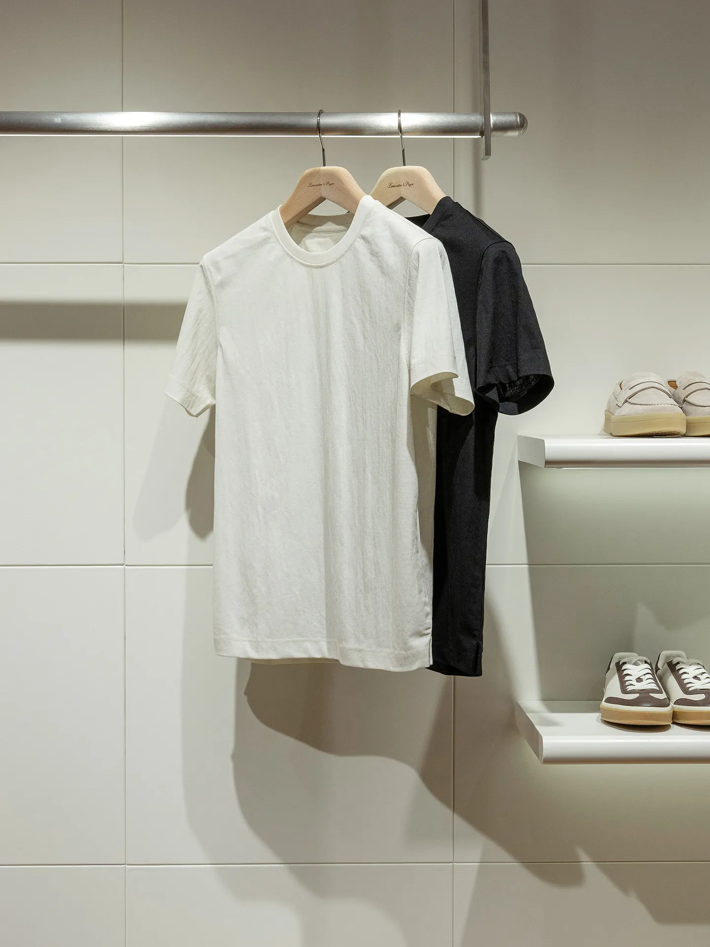 ZZ 18-pin linen cotton skin-friendly breathable round neck short-sleeved T-shirt