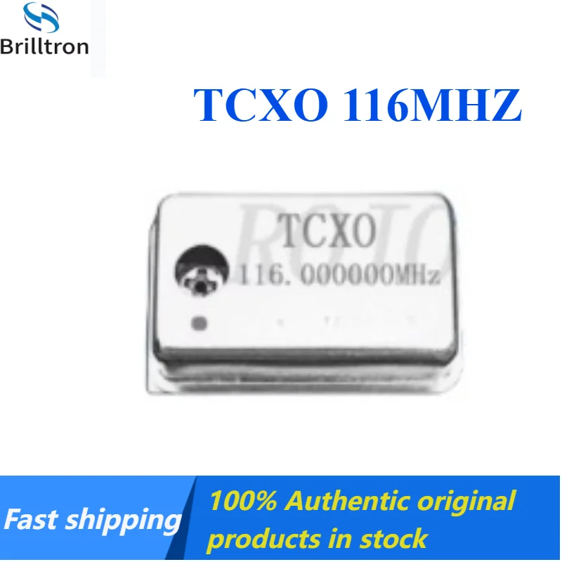 1-5PCS New TCXO 116MHz High-precision Temperature-compensated Crystal Oscillator, 0.1ppm High-stability Clock.