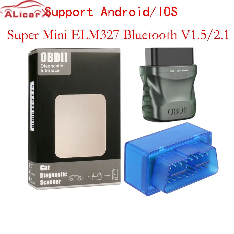 Super ELM327 Bluetooth for IOS /Android 2 in 1 car Code Reader elm327 Clear car Error Codes Check Engine Light car code reader