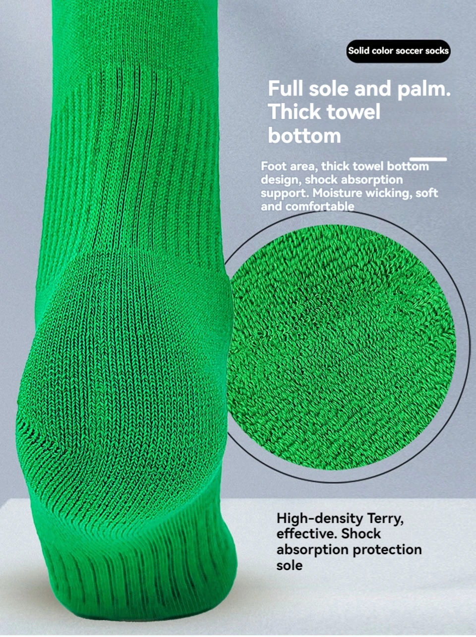 Loogdeel 1 Paar Kinder-Fußballsocken, Jungen-Fußballsocken, Mädchen, Kniestrümpfe, Baseball, Softball, Sport, Kinder, Jugendliche, Männer und Frauen – Detail 8