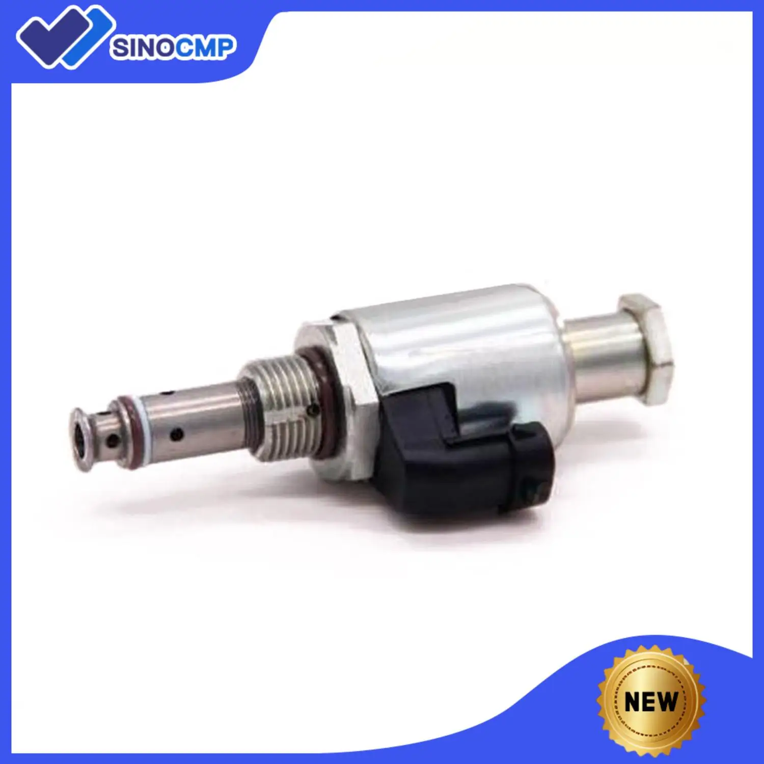 1 Piece 17YJ90048 12v Solenoid Valve for Komatsu PC200-6 Earthmoving Equipment Excavator, New Parts