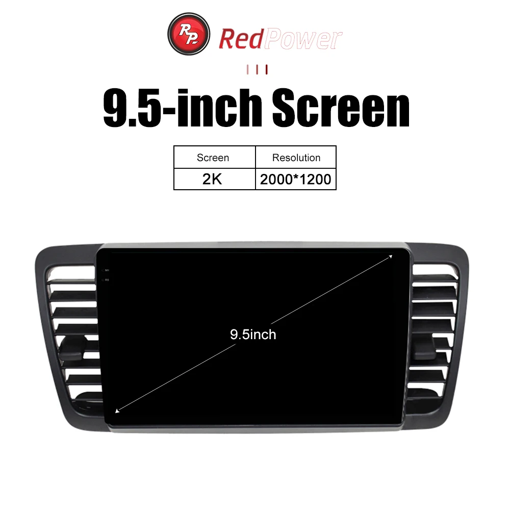 Автомагнитола 2К RedPower 75263 Hi-Fi для Subaru Legacy BL/B13 (05.2003-09.2009) Outback BP  Android Car DVD Player