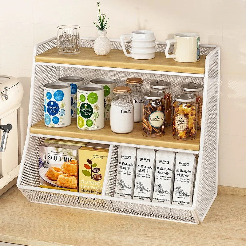 رف تخزين متعدد الطبقات للمطبخ، سلة تخزين البصل والثوم للاستخدام المنزلي، منظم للفواكه والخضروات والتوابل بتصميم عصري بسيط