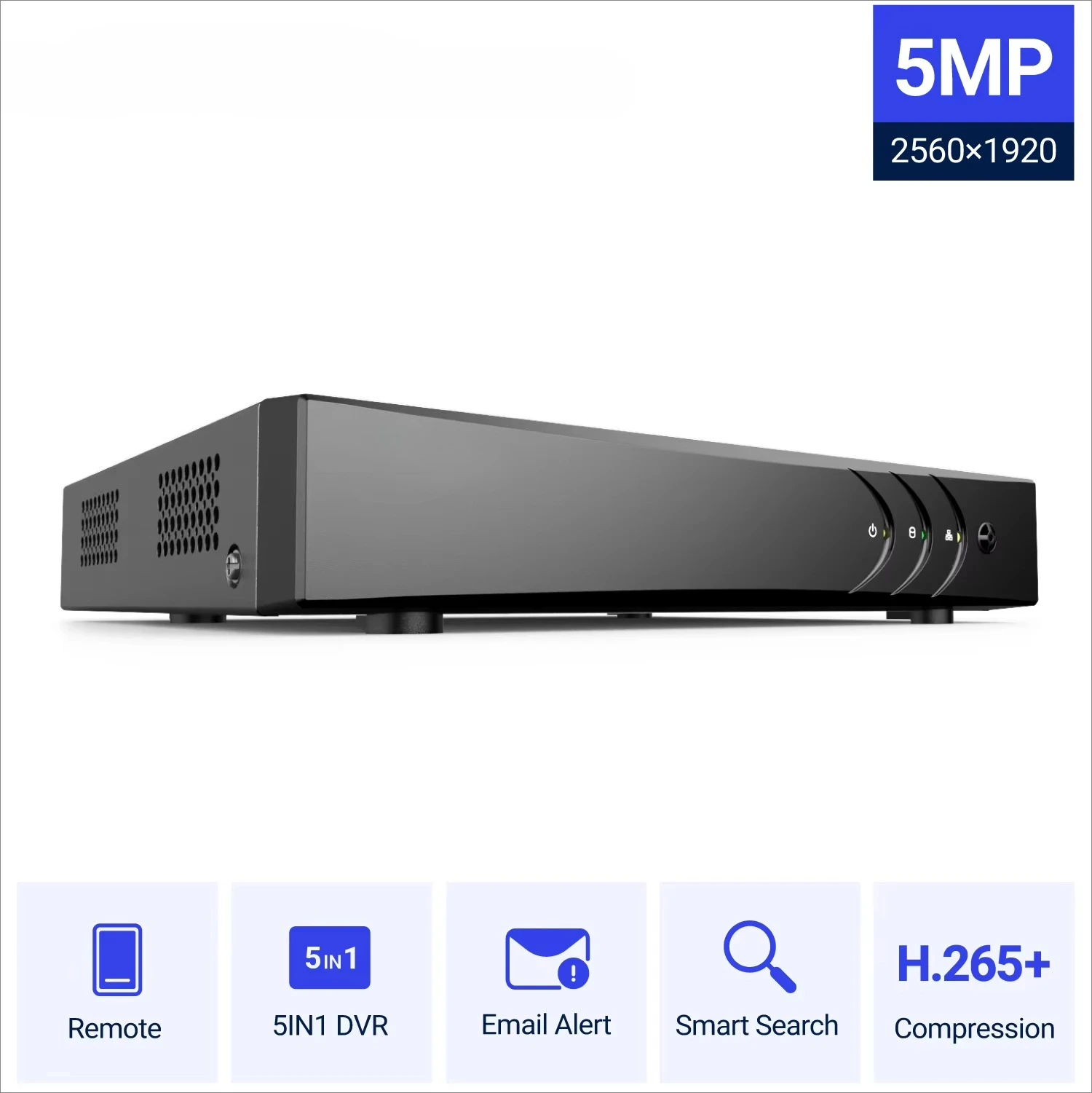 

4CH 5MP High Definition System: Advanced Compression, Multi-Channel Support, And Deep Learning Motion Detection