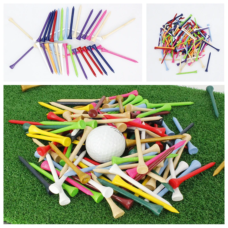 Free Shipping Hot selling Golf studs wooden Environmental protection ball TEE Golf course supplies Professional Golf Equipment