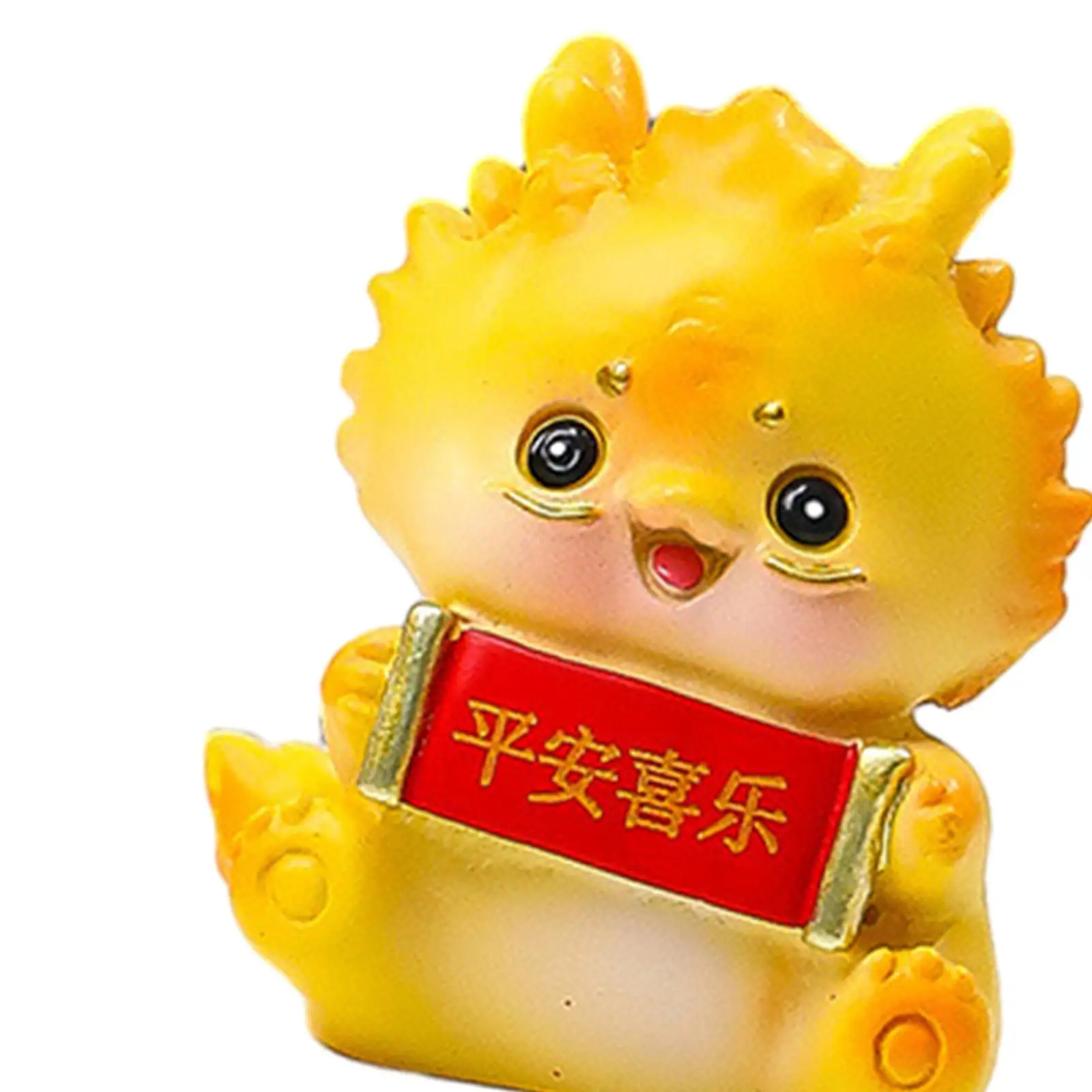 Dragon Statue Table Sculpture Collection Car Dashboard Decor Desktop Ornament for Spring Festival Shelf Centerpiece Bookshelf
