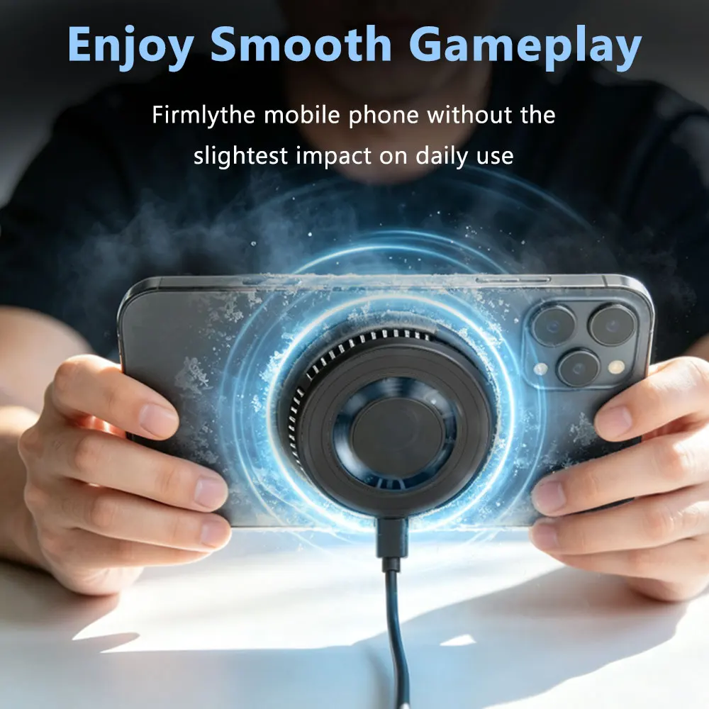 25W Magnetisches Schnellladegerät + Halbleiter-Kühlung Kabelloses Ladegerät für Gaming/Wohnen Überhitzung Reduzieren für iPhone 17~12 Pro Max – Detail 2