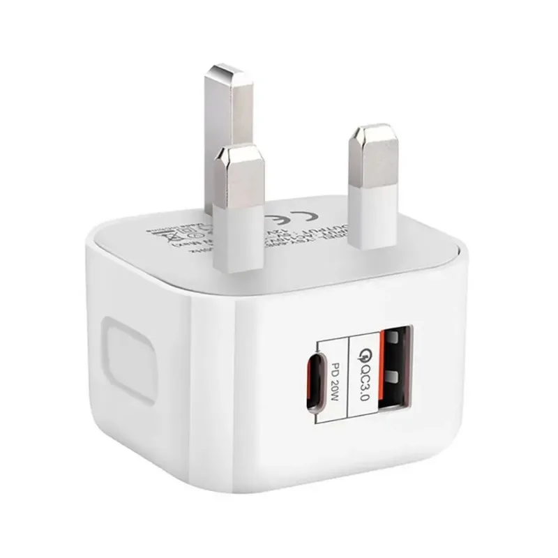 20W 2 Ports USB Type C  PD Quick Charger Mobile Phone Travel Charger Mini Portable New Wall Safety Protection