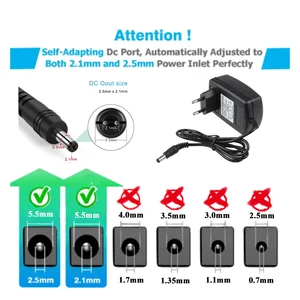 Ac güç adaptörü için lamba, yönlendirici, kapalı devre kameralar, ac, aydınlatma, ac 110 v-220 v dc 5 v 12 v 24 v 1a 2a 3a 5a 68810 8 şarj cihazında büyük satışlar, 5w 1a - №7