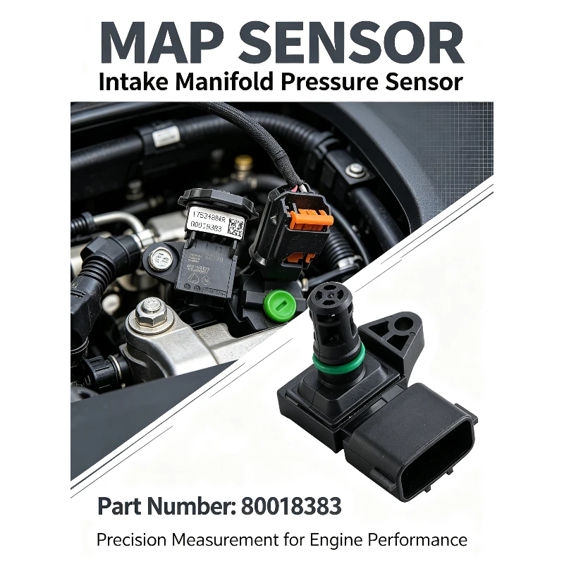 1/2pcs MAP Manifold Intake Air Pressure Sensor 5WK96841 For Peugeot KkIA C-itroen Hhyundai R-enault 80018383 2045431 5WY2833A