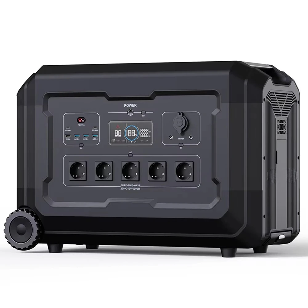 

China Manufacturer Off-Grid Solar Generator Lithium 5000 Watt Power Station