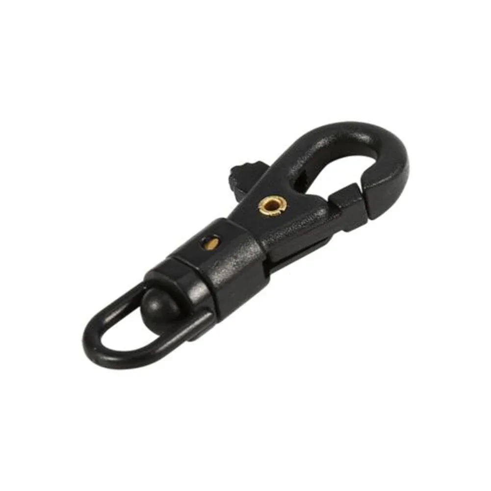 Clips Carabiner Black Buckle For Diameter 7 Mm Rope Key Chain 2.5g 360 Rotation 5/10pcs Accessories Mini Portable Replacement