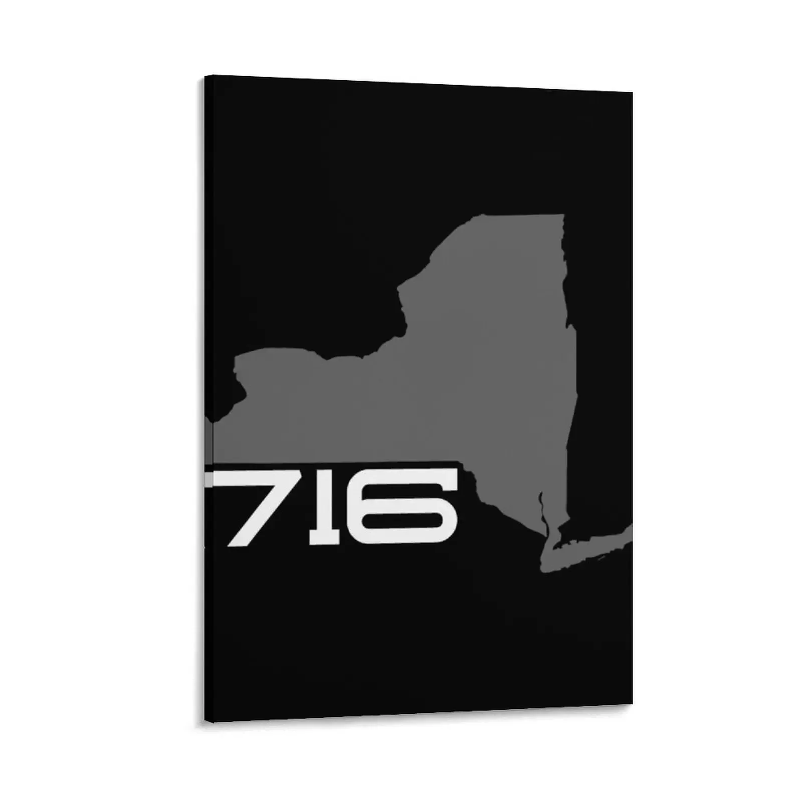 

716 Area Code Buffalo New York Canvas Painting decorative wall canvases home decoration luxury vintage home decor