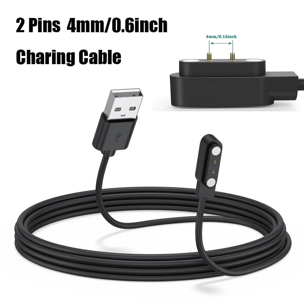 Магнитный зарядный кабель USB C для Haylou Solar LS05/YAMAY SW022/Imilab kw66/keep B3/RT2 LS10/AGPTEK LW11/Ticwatch CXB01 Зарядное устройство