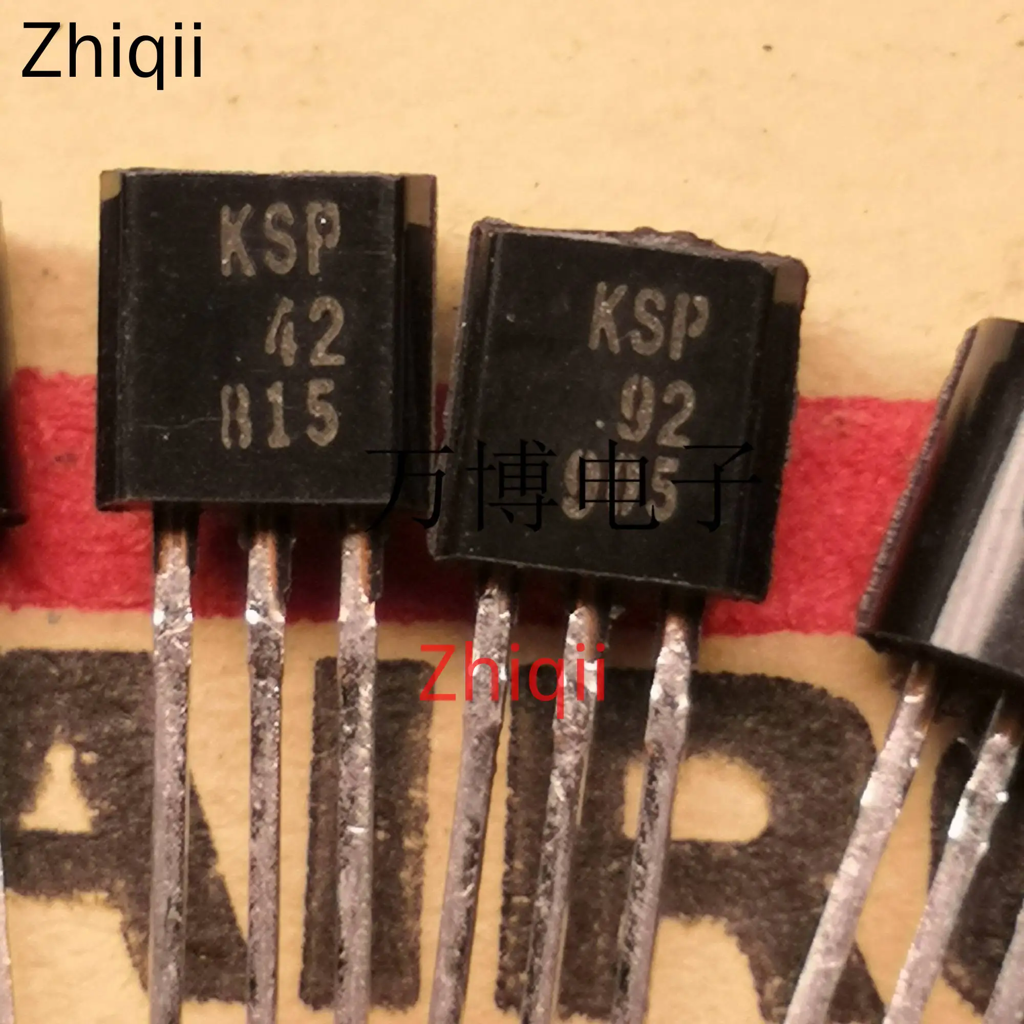 20pair/lot FAIRCHILD KSP42 KSP92 Brand New Original Triode KSP 42 92 TO-92 Transistor A42 A92 Laser word bagged Copper feet