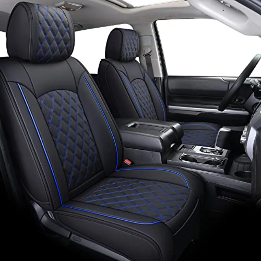 

Truck Seat Covers Compatible with 2008-2025 2026 Toyota Tundra Crewmax Double Cab Platinum SR SR5 PRO TRD Limited 1794 Edition