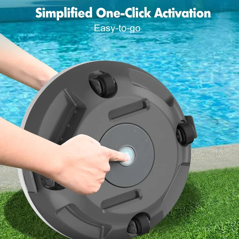 Swimming Pool Vacuum Cleaning Robotic Automatic Cordless Pool Robot Pool Robot Cleaner