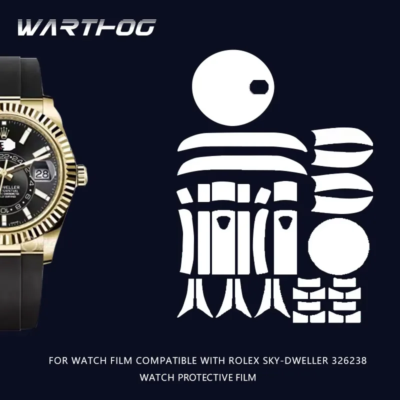 For Watch film compatible With Rolex Sky‑Dweller 326238 High-definition Coverage Scratch-resistant Watch Protective Film