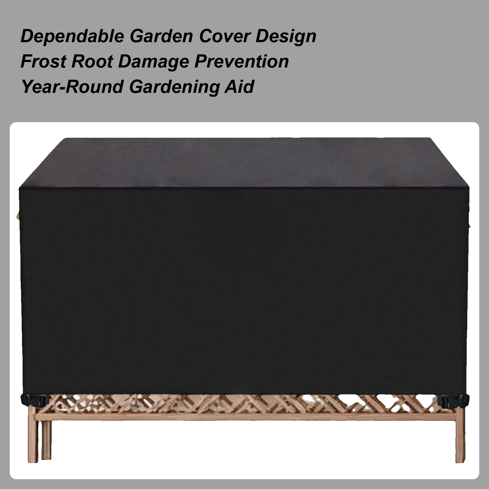 

Покрывало для садовой кровати на зиму, складной водонепроницаемый зимний защитный чехол для коробки для растений, цветов помидоров, клубники, черники