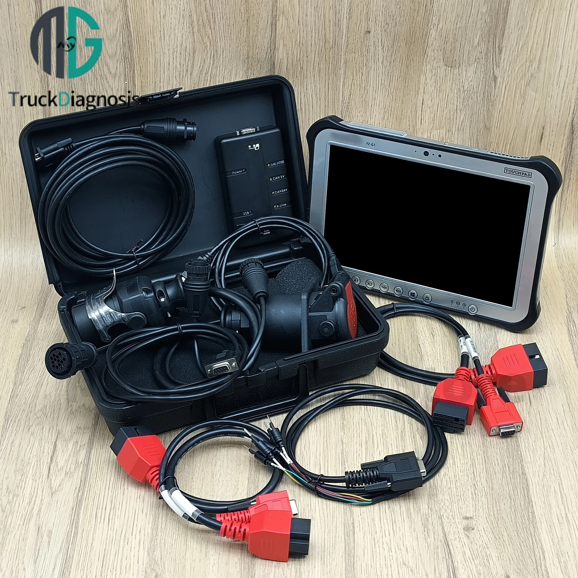 For WABCO Diagnostic Scanner WDI Interface ABS EBS Trailer and Truck Diagnostic Tool ECU Coding Tool for Heavy Duty Diagnosis