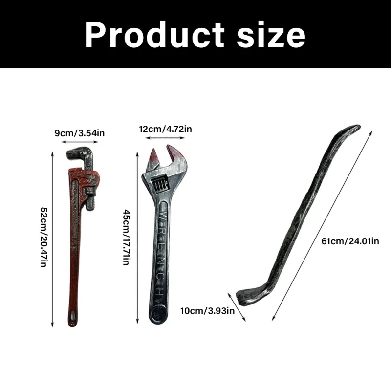 Bloody Pipe Wrench/Cobars Cosplay Halloween Disfraz disfraz