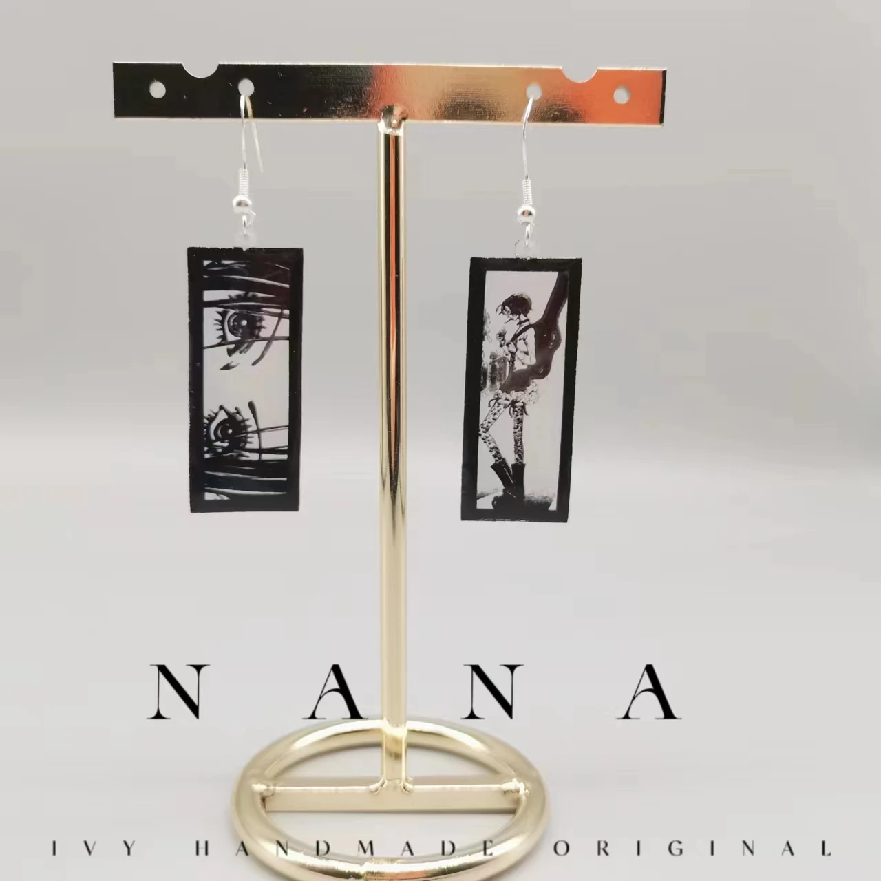 

Nana Anime Earrings For Women Acrylic Manga Dangle Earrings Cute Japanese Merchandising Accessories Girl Gifts Original