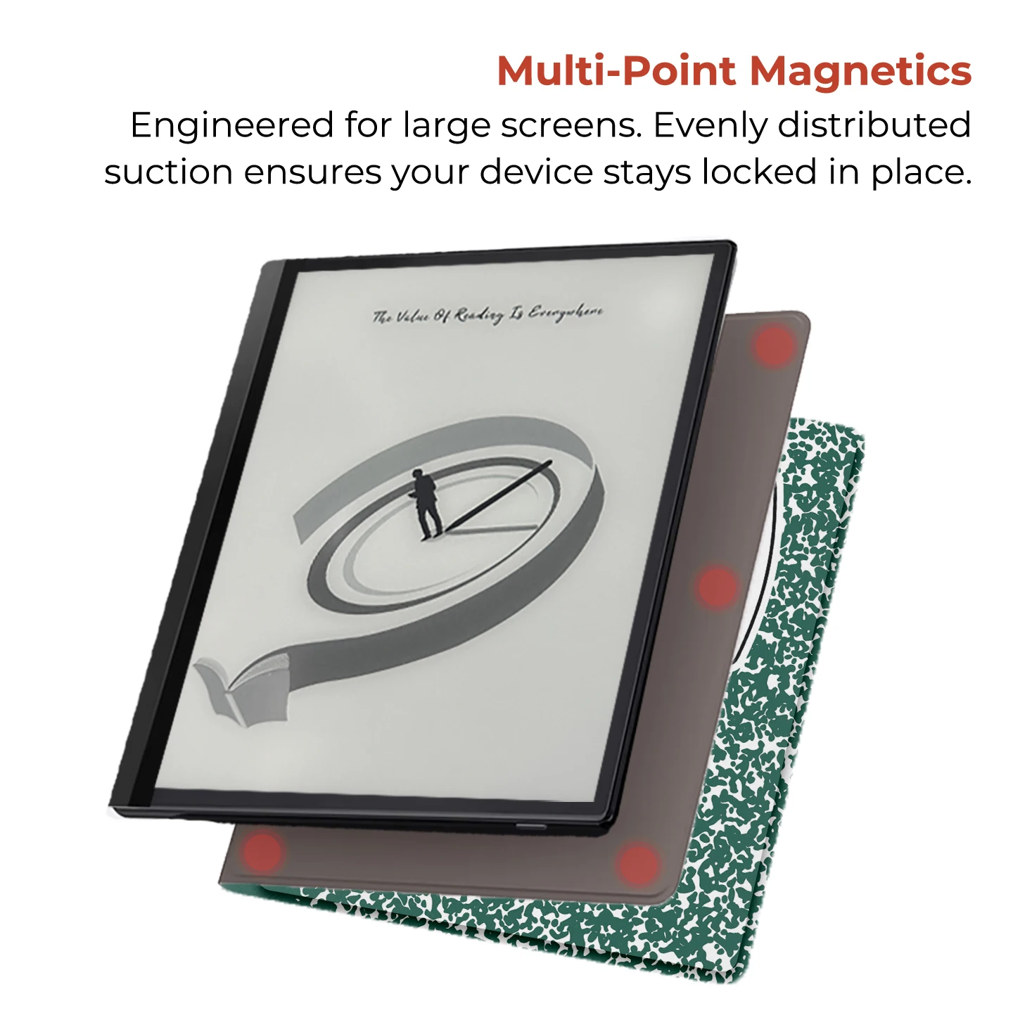 Twosheep Magnetische Hülle für MusnapX 10,65 Zoll E-Ink-Tablet, rahmenlos, ultradünn, abnehmbar, mit automatischer Aufweckfunktion, Kompositionsbuch Musnap X – Detail 5
