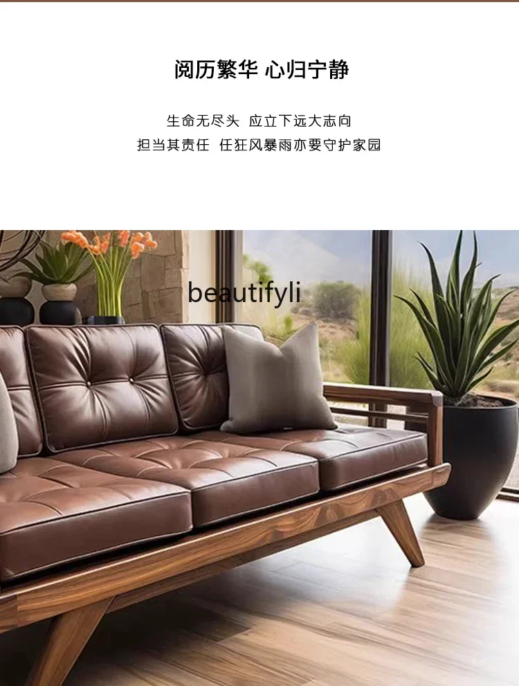 

YH8 New Chinese black walnut Arhat bed solid wood Zen sofa chaise longue ash wood furniture