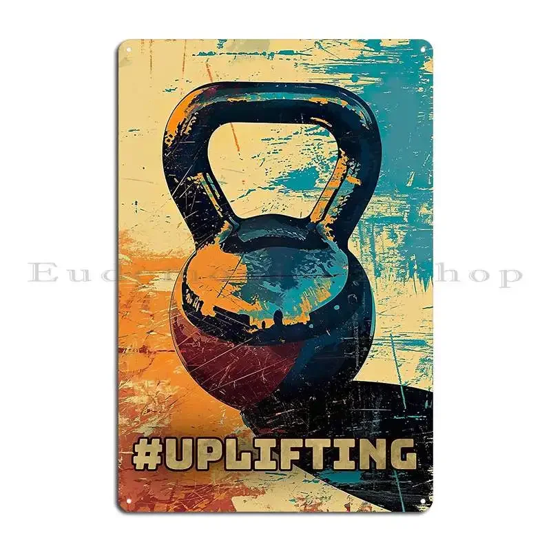 Immagine 6: Kettlebell Motivazionale: Ciò che Sembrava Impossibile Oggi - Decorazione Murale in Metallo per Bodybuilding, Pub, Cucina, Club - Poster in Latta