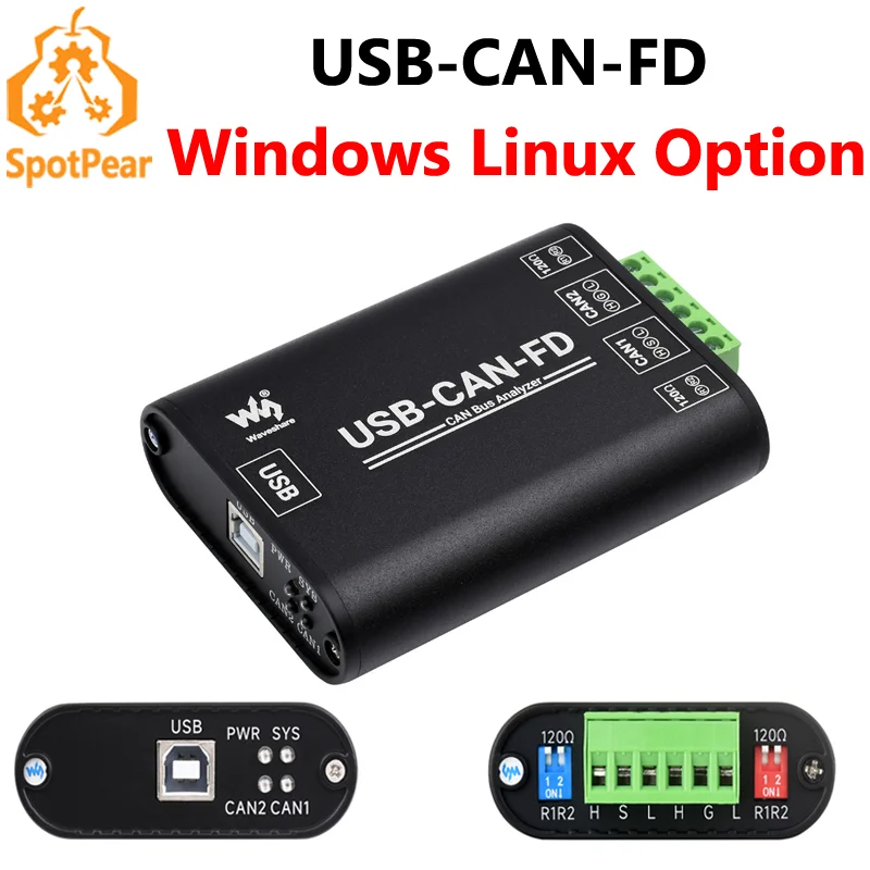 

Industrial CAN/CAN FD Bus Data Logic Analyzer USB To CAN FD Adapter Communication