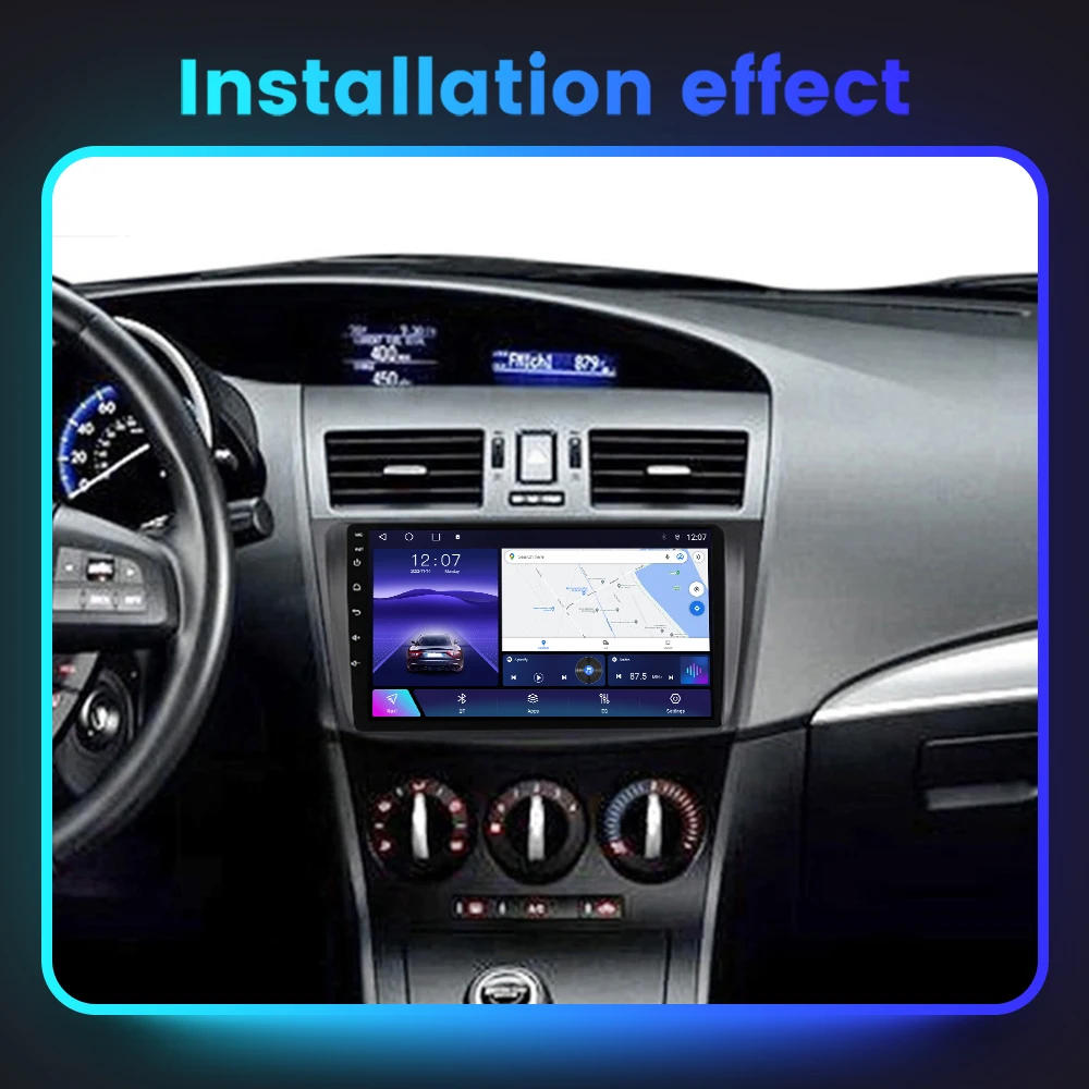 UIS7862 Processor Car Radio Wireless CarPlay Android Auto Multimediale Player For  For Mazda 3 2010 2011 2012 2013 No 2 Din DVD