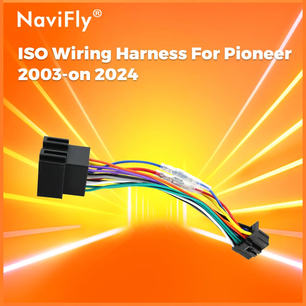 Car Radio ISO Wiring Harness Connector 16 Pin PI100 Harness Adapter Conversion Cable Accessories For Pioneer 2003-on 2024
